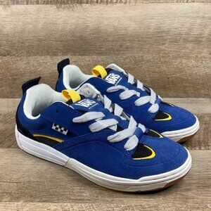 VANS Skate Mixxa Navy Blue Grey White Suede Mesh Mens 8.5 Womens 10 NEW